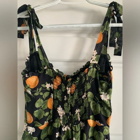 Reformation Christine Dress Clementine 4 - Picture 12 of 14